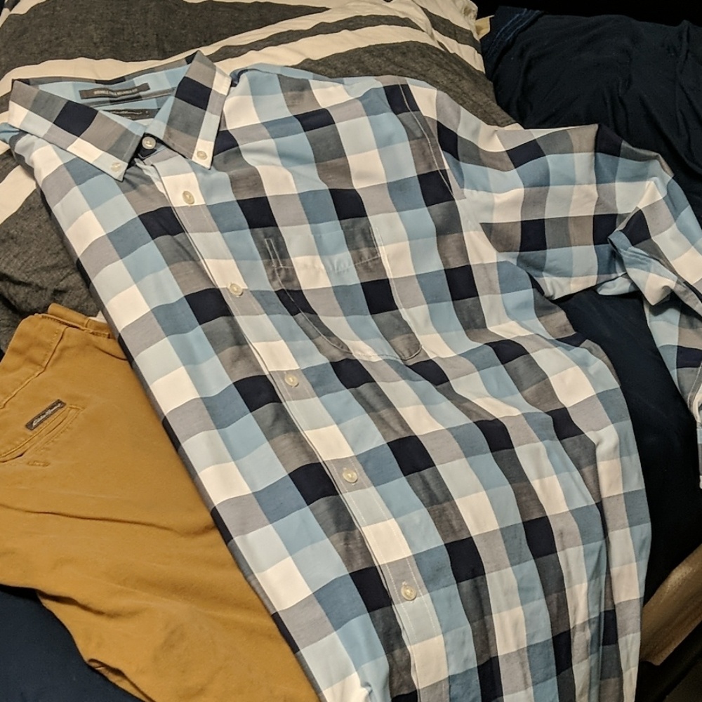 Wrinkle-free Relaxed Fit Pin Point Oxford